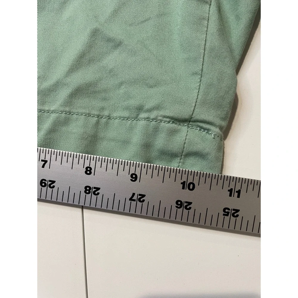 Polo Ralph Lauren Mens Sage Green Stretch Classic Fit Chino Shorts Size 33